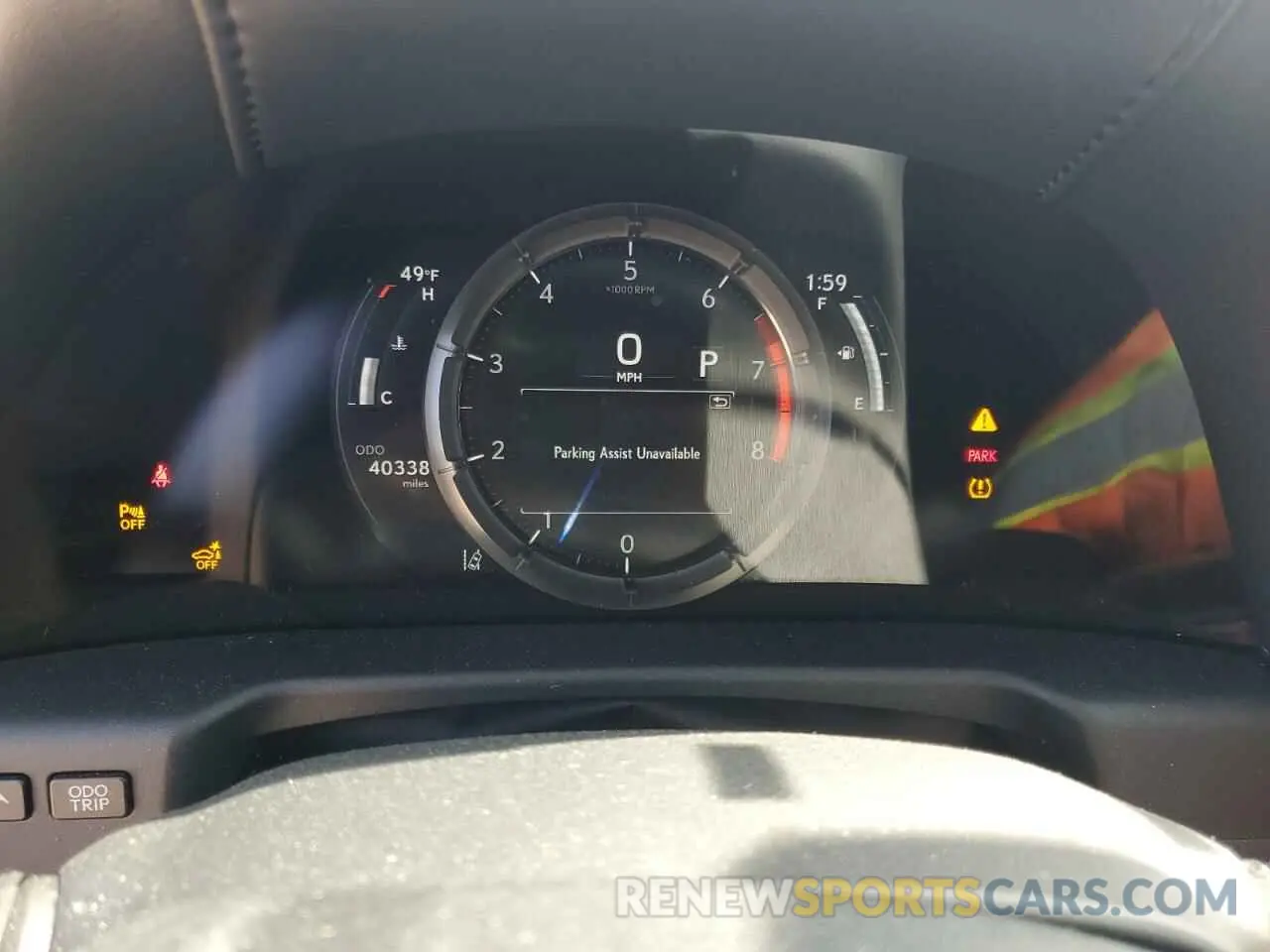 9 fotografías del automóvil dañado 58ABZ1B11KU051260 LEXUS ES350 2019