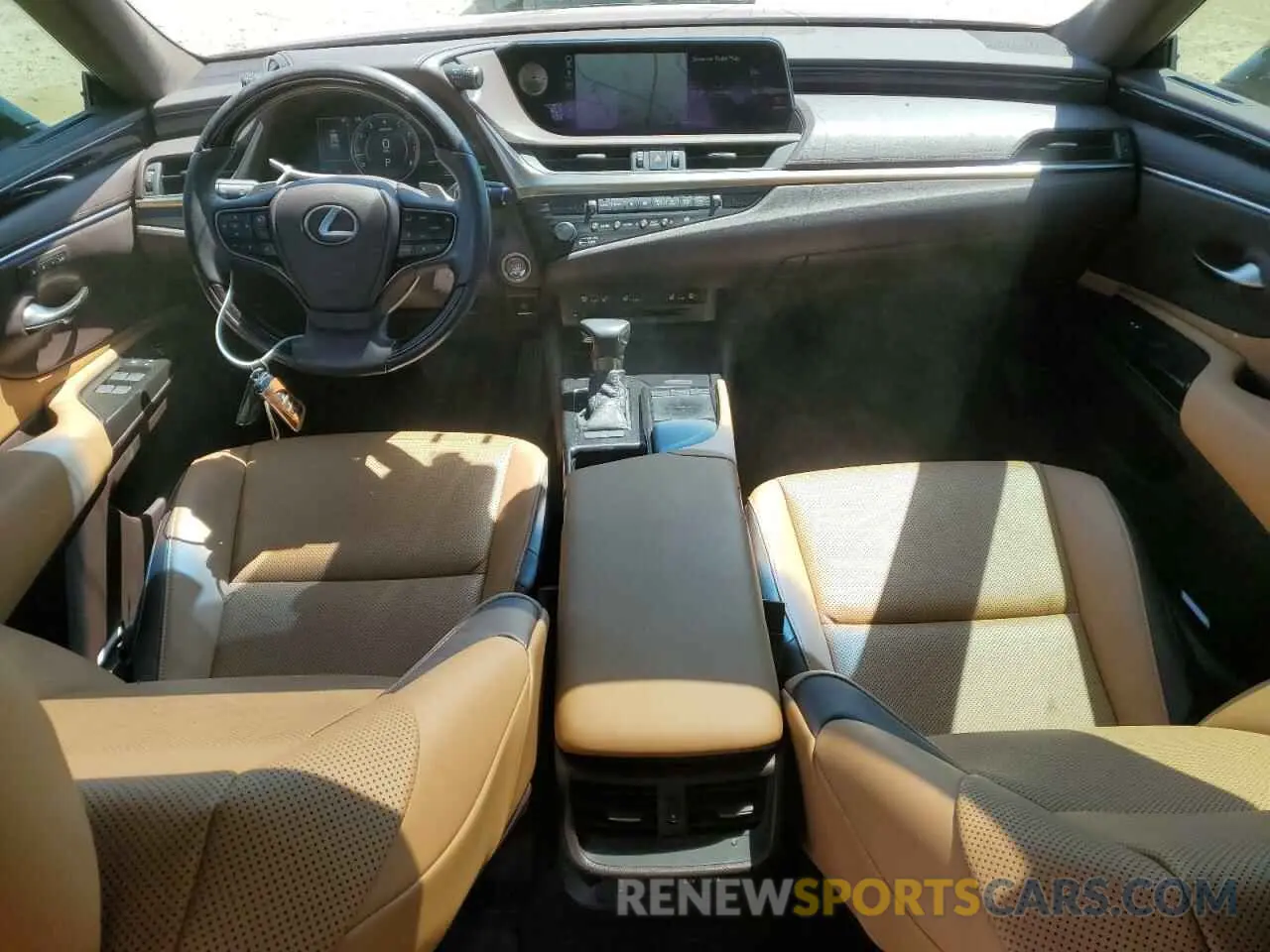 8 fotografías del automóvil dañado 58ABZ1B12KU003590 LEXUS ES350 2019