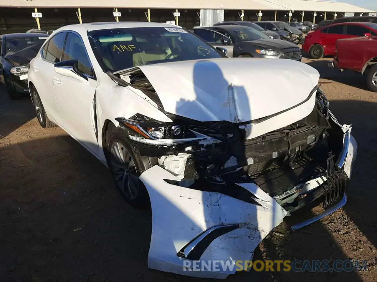 1 fotografías del automóvil dañado 58ABZ1B12KU003766 LEXUS ES350 2019
