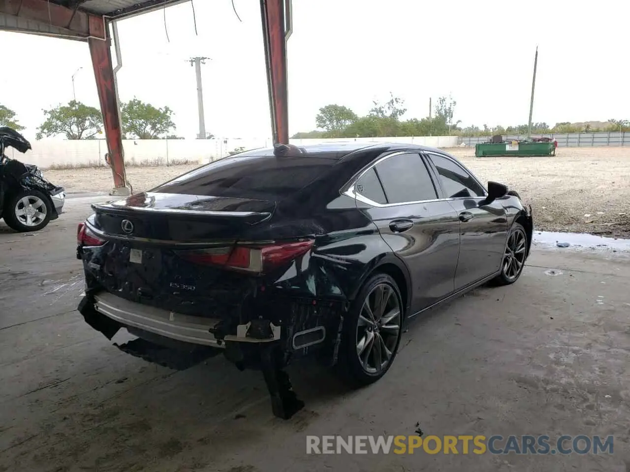 4 fotografías del automóvil dañado 58ABZ1B12KU023757 LEXUS ES350 2019