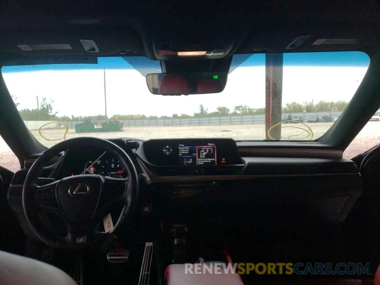 9 fotografías del automóvil dañado 58ABZ1B12KU023757 LEXUS ES350 2019