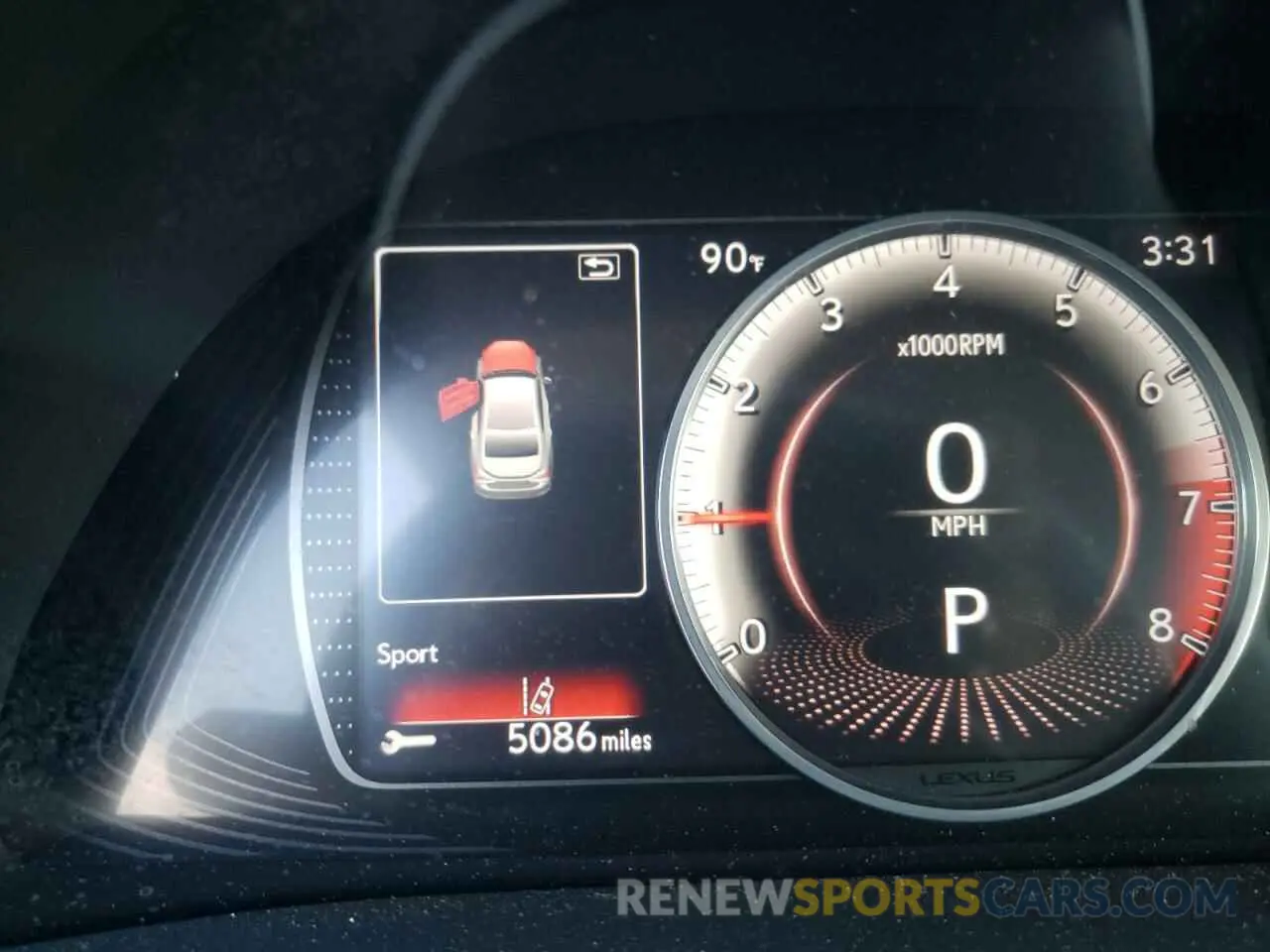 8 fotografías del automóvil dañado 58ABZ1B12KU029042 LEXUS ES350 2019