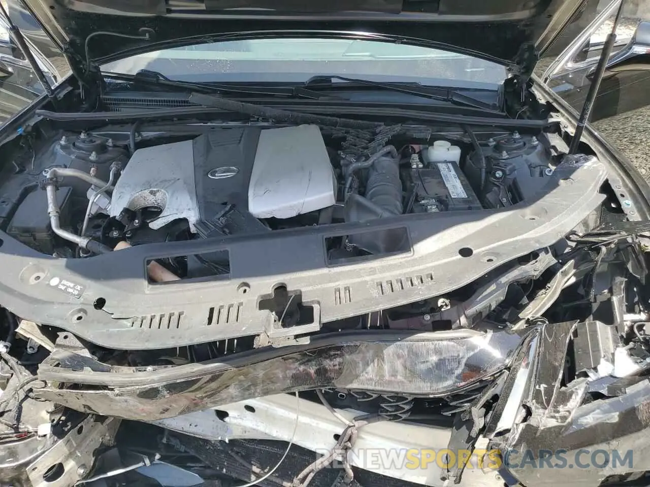 11 fotografías del automóvil dañado 58ABZ1B12KU040333 LEXUS ES350 2019