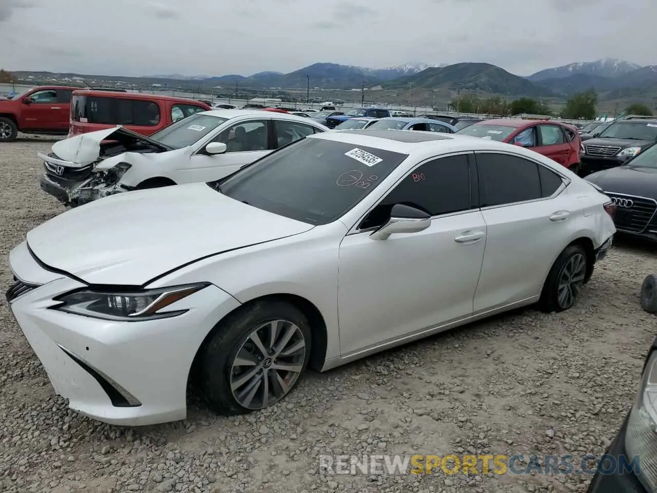 1 fotografías del automóvil dañado 58ABZ1B12KU041305 LEXUS ES350 2019