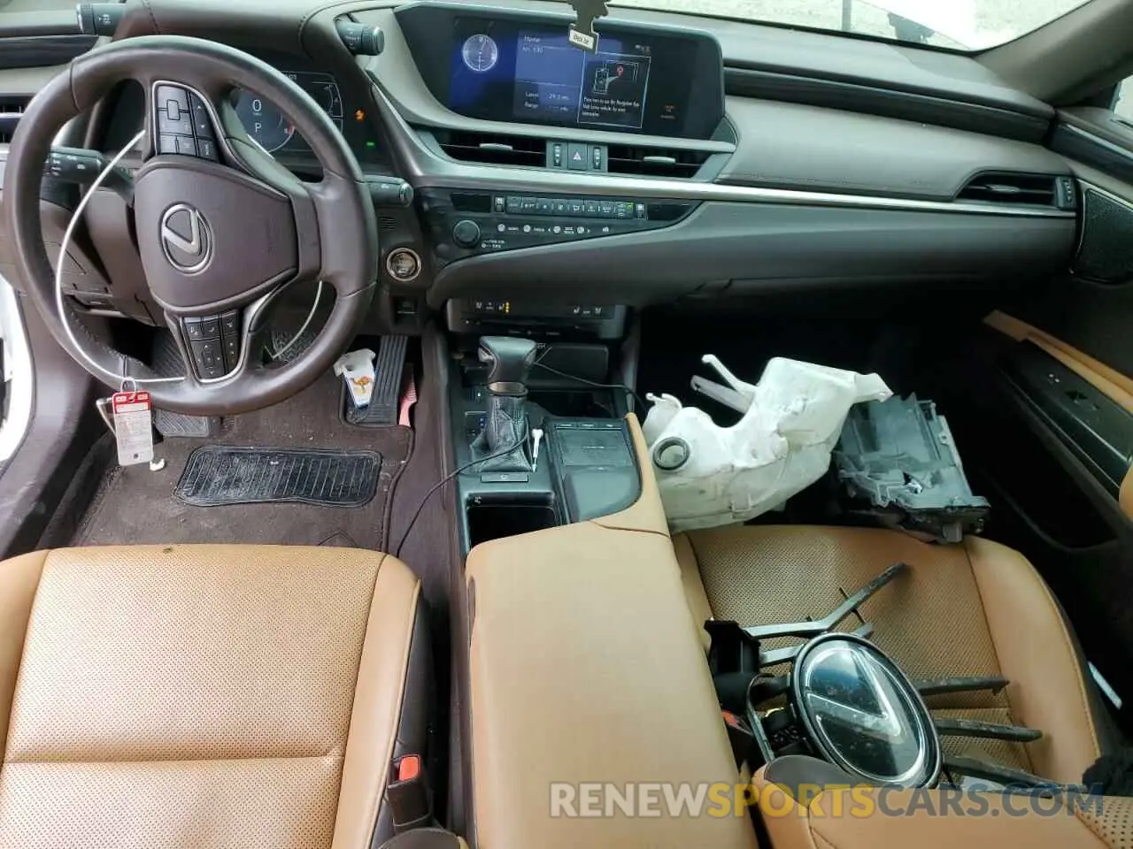 8 fotografías del automóvil dañado 58ABZ1B12KU041305 LEXUS ES350 2019