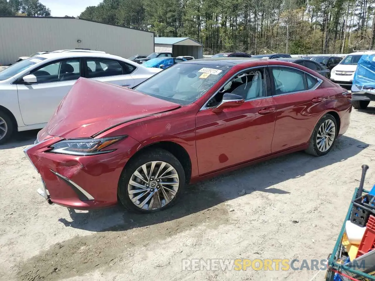 1 fotografías del automóvil dañado 58ABZ1B13KU010127 LEXUS ES350 2019