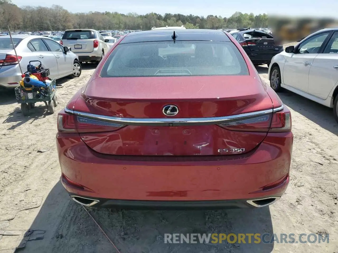 6 fotografías del automóvil dañado 58ABZ1B13KU010127 LEXUS ES350 2019