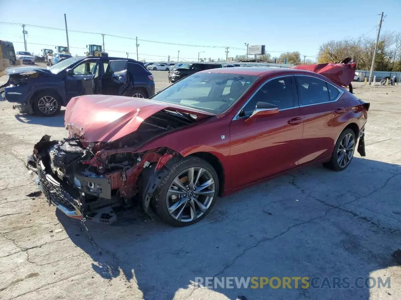 1 fotografías del automóvil dañado 58ABZ1B13KU041328 LEXUS ES350 2019