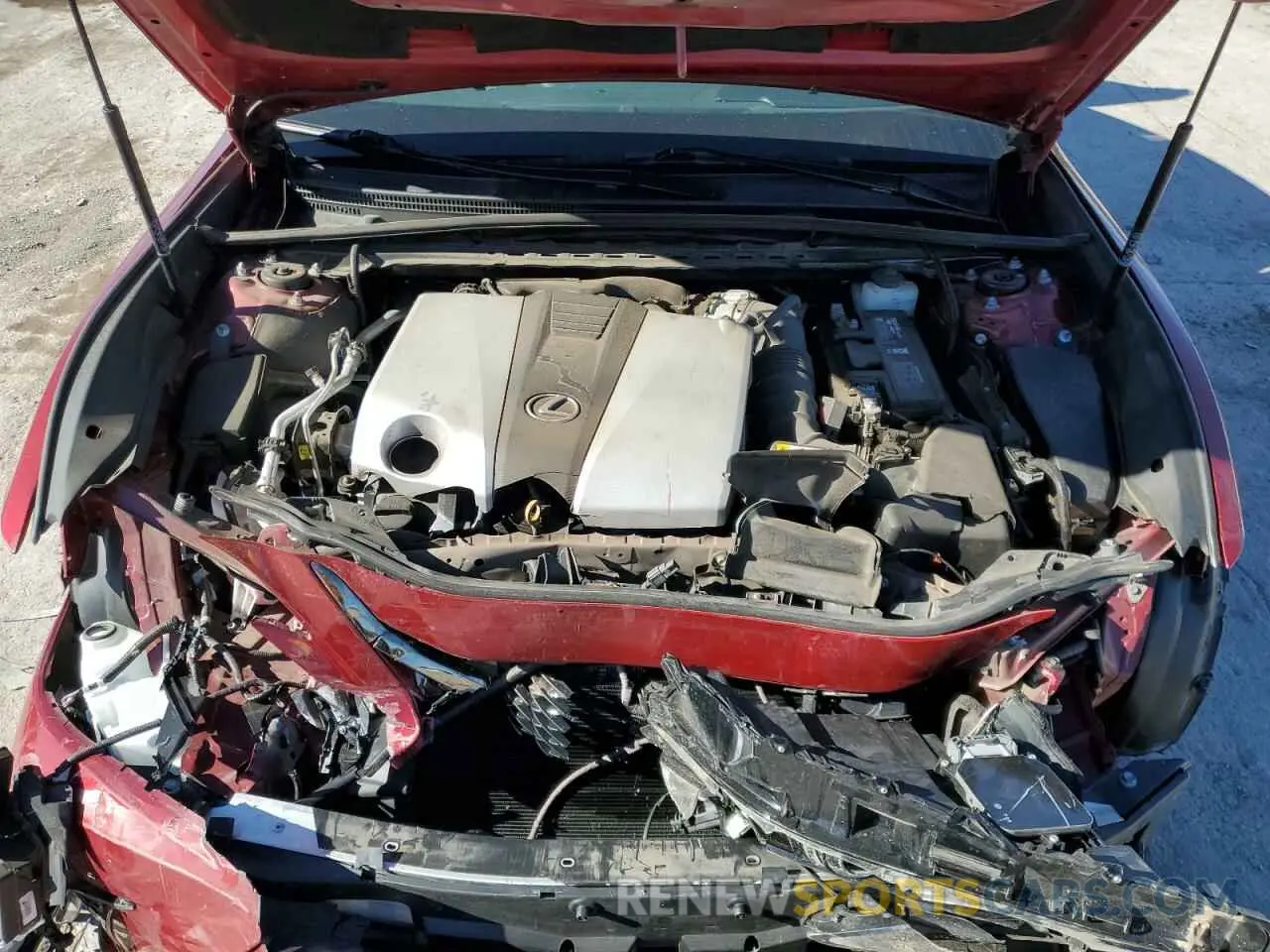 11 fotografías del automóvil dañado 58ABZ1B13KU041328 LEXUS ES350 2019