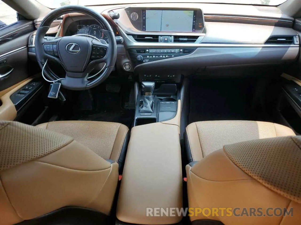 8 fotografías del automóvil dañado 58ABZ1B14KU014056 LEXUS ES350 2019