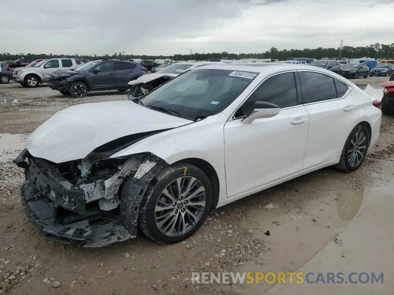 1 fotografías del automóvil dañado 58ABZ1B14KU041273 LEXUS ES350 2019
