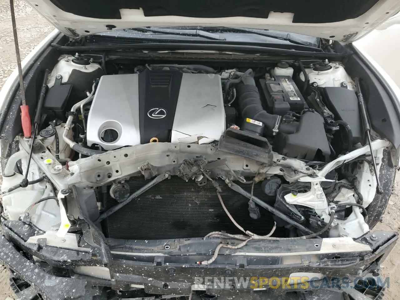 12 fotografías del automóvil dañado 58ABZ1B14KU041273 LEXUS ES350 2019
