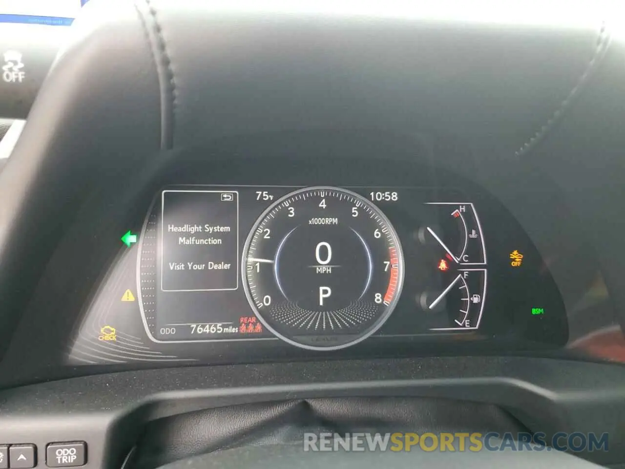 9 fotografías del automóvil dañado 58ABZ1B14KU041273 LEXUS ES350 2019