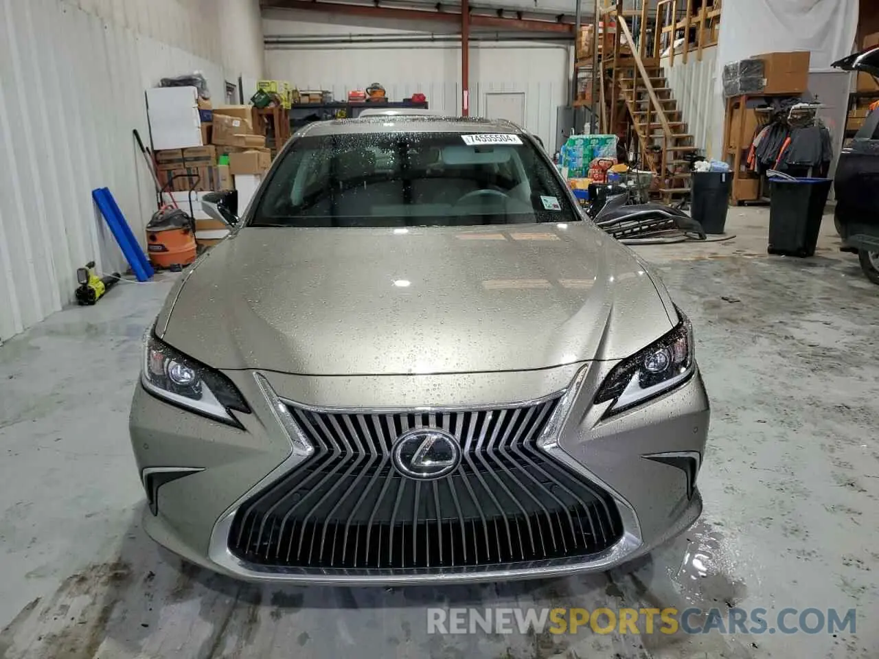 5 fotografías del automóvil dañado 58ABZ1B14KU045890 LEXUS ES350 2019