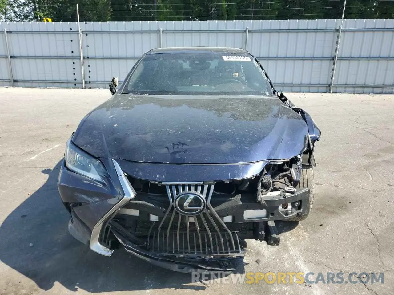 5 fotografías del automóvil dañado 58ABZ1B14KU046974 LEXUS ES350 2019