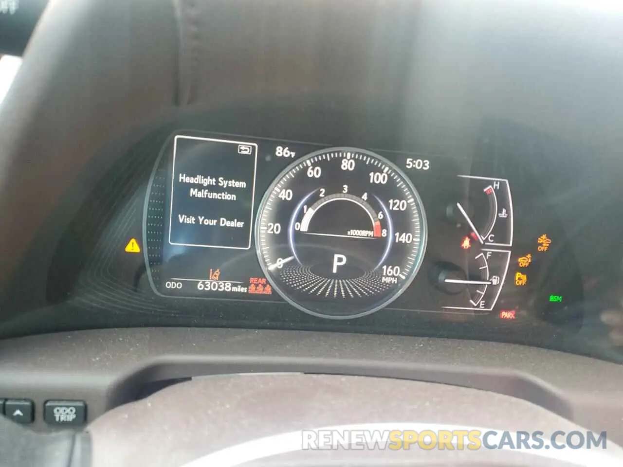 9 fotografías del automóvil dañado 58ABZ1B14KU046974 LEXUS ES350 2019
