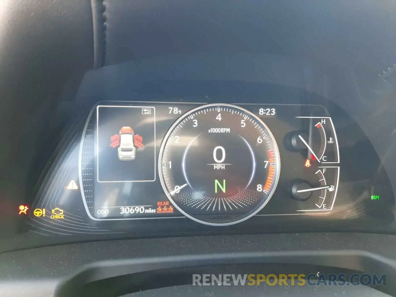 8 fotografías del automóvil dañado 58ABZ1B14KU048904 LEXUS ES350 2019