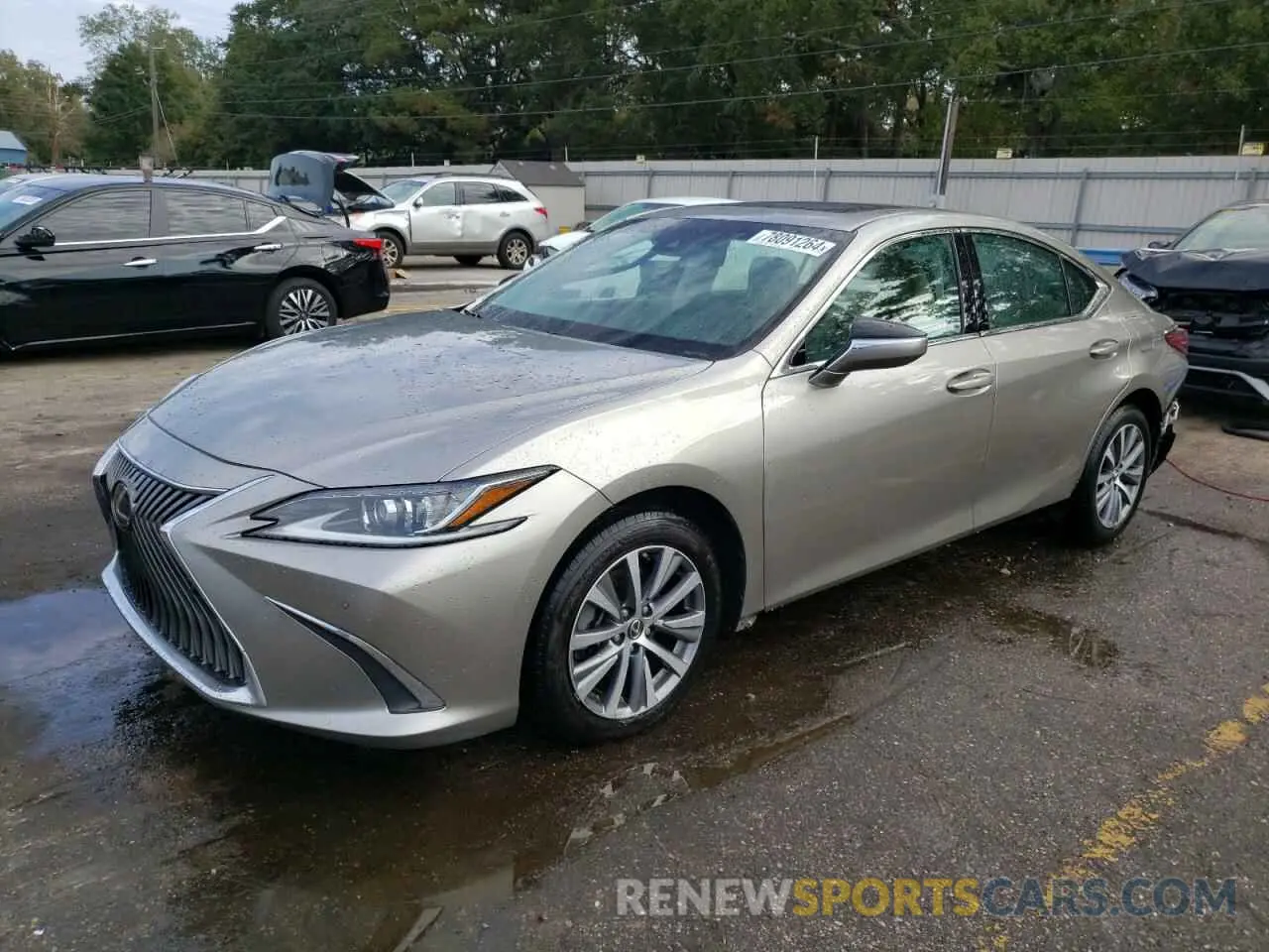 1 fotografías del automóvil dañado 58ABZ1B15KU014518 LEXUS ES350 2019