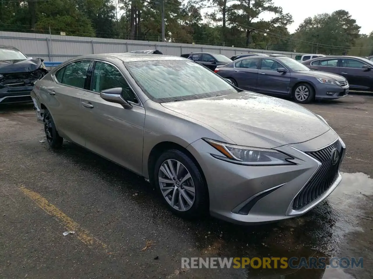 4 fotografías del automóvil dañado 58ABZ1B15KU014518 LEXUS ES350 2019