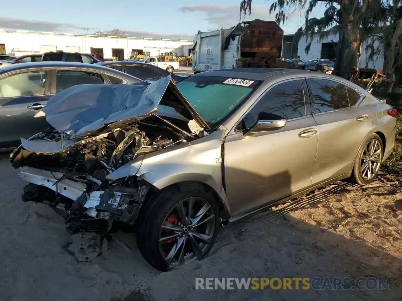 1 fotografías del automóvil dañado 58ABZ1B15KU027480 LEXUS ES350 2019