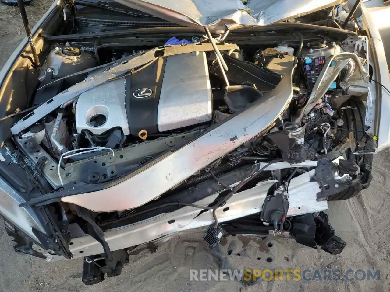 11 fotografías del automóvil dañado 58ABZ1B15KU027480 LEXUS ES350 2019