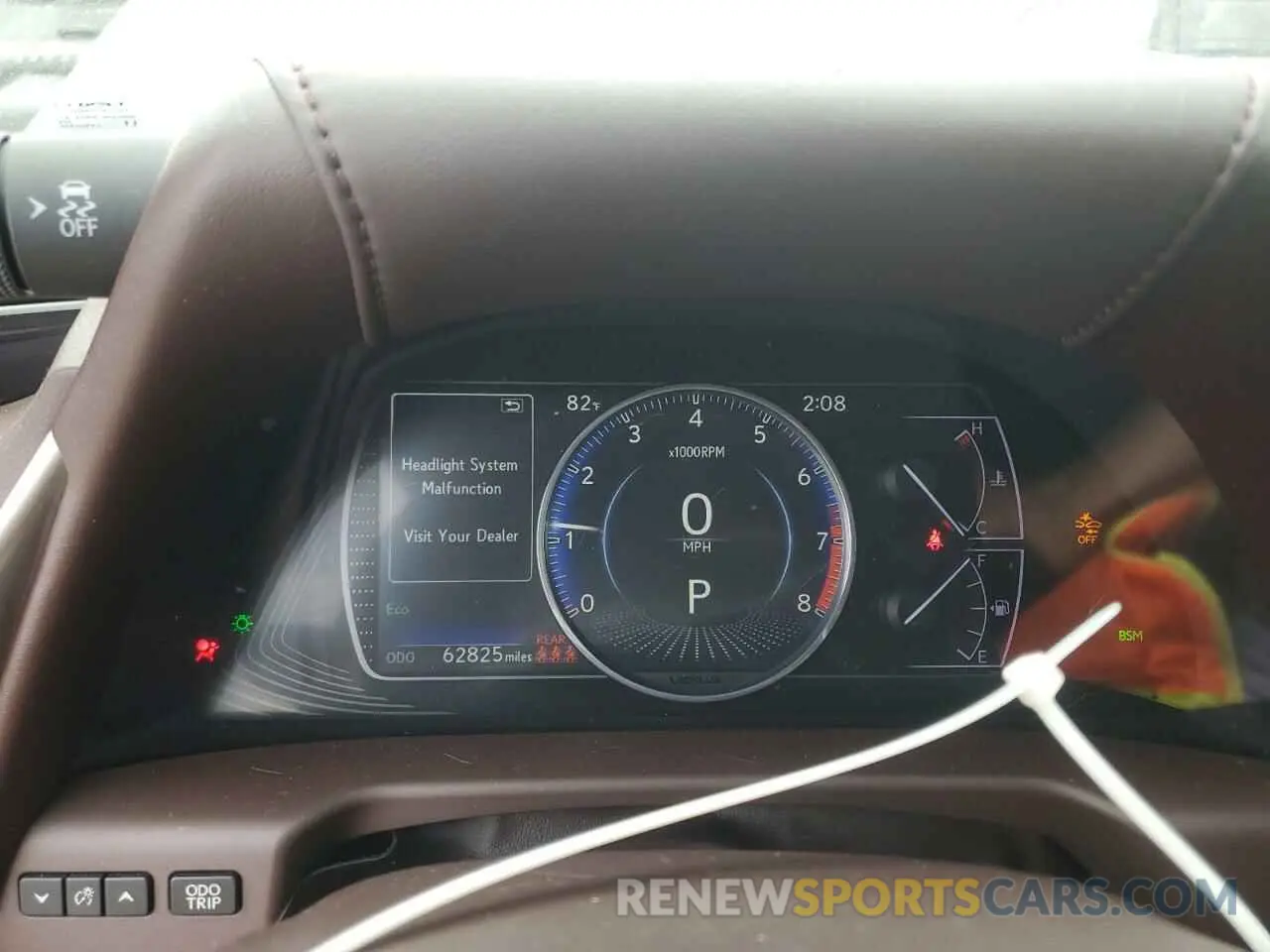 9 fotografías del automóvil dañado 58ABZ1B16KU002510 LEXUS ES350 2019