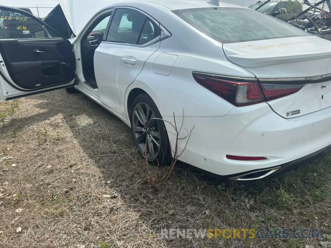 2 fotografías del automóvil dañado 58ABZ1B16KU002779 LEXUS ES350 2019