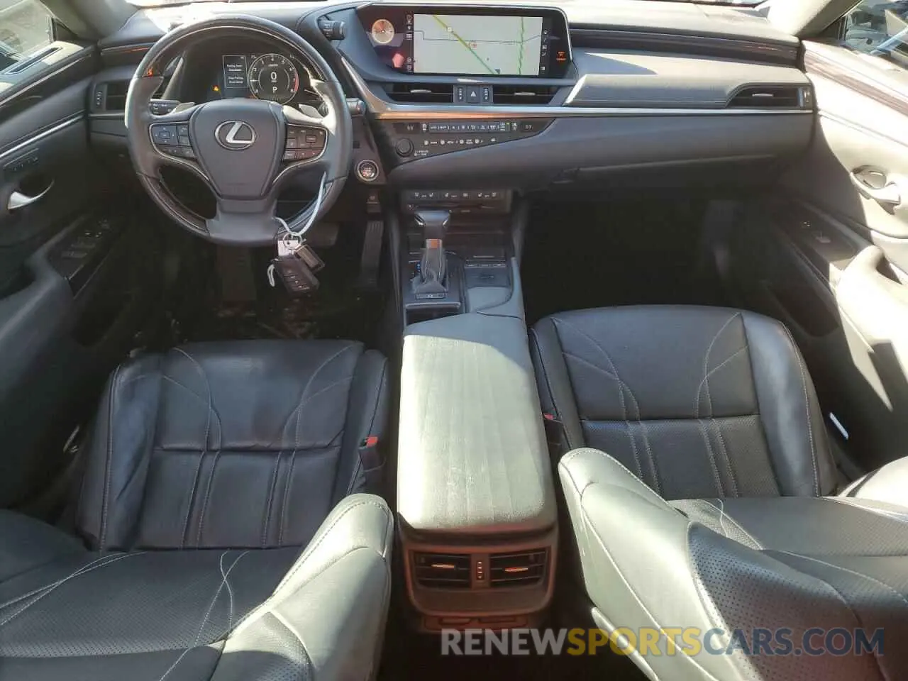 8 fotografías del automóvil dañado 58ABZ1B16KU012535 LEXUS ES350 2019