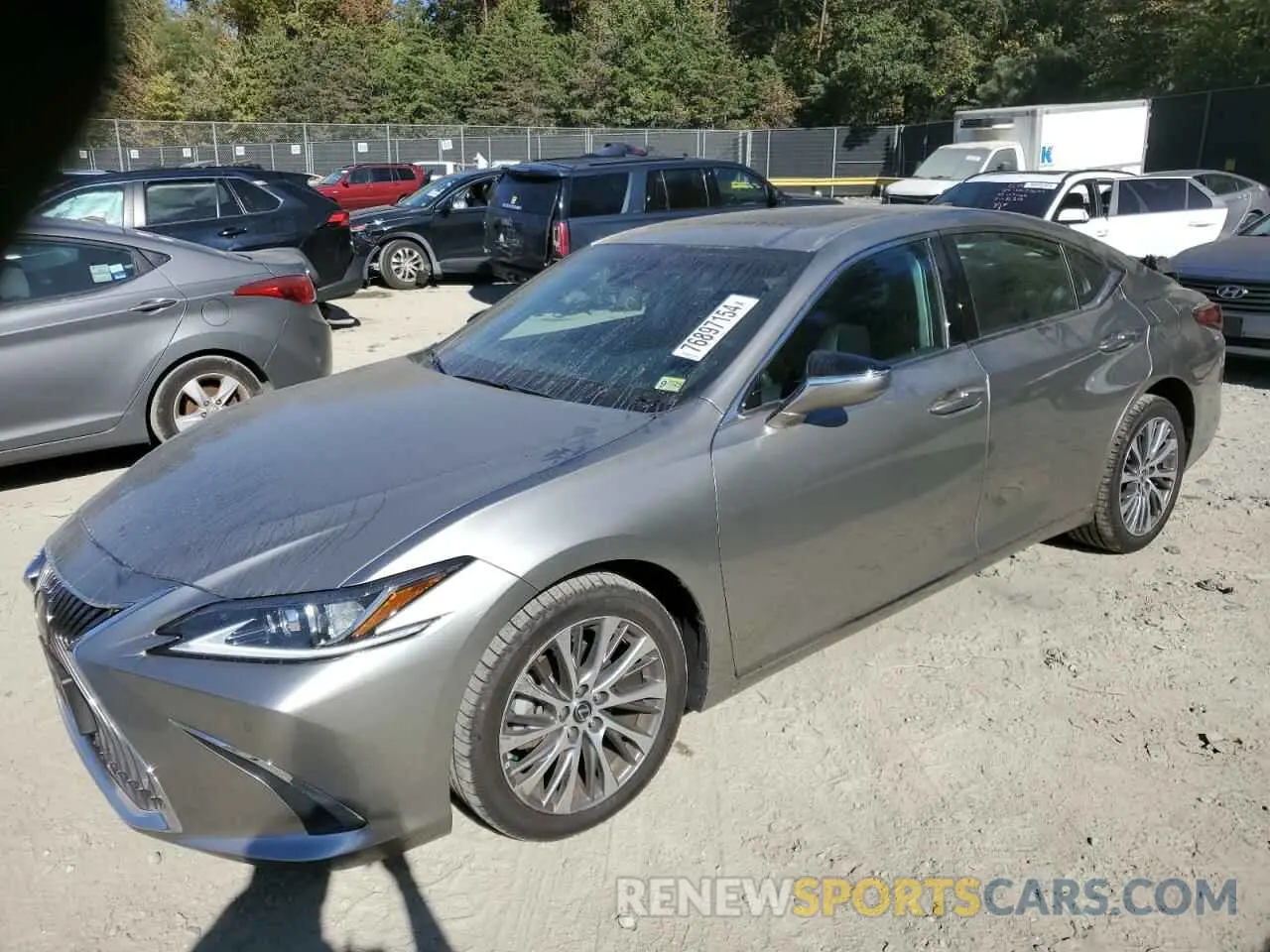 1 fotografías del automóvil dañado 58ABZ1B16KU040402 LEXUS ES350 2019