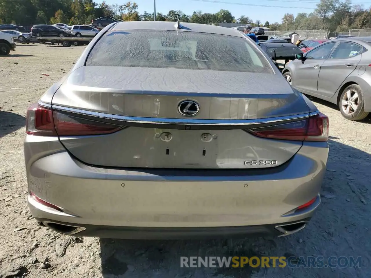 6 fotografías del automóvil dañado 58ABZ1B16KU040402 LEXUS ES350 2019