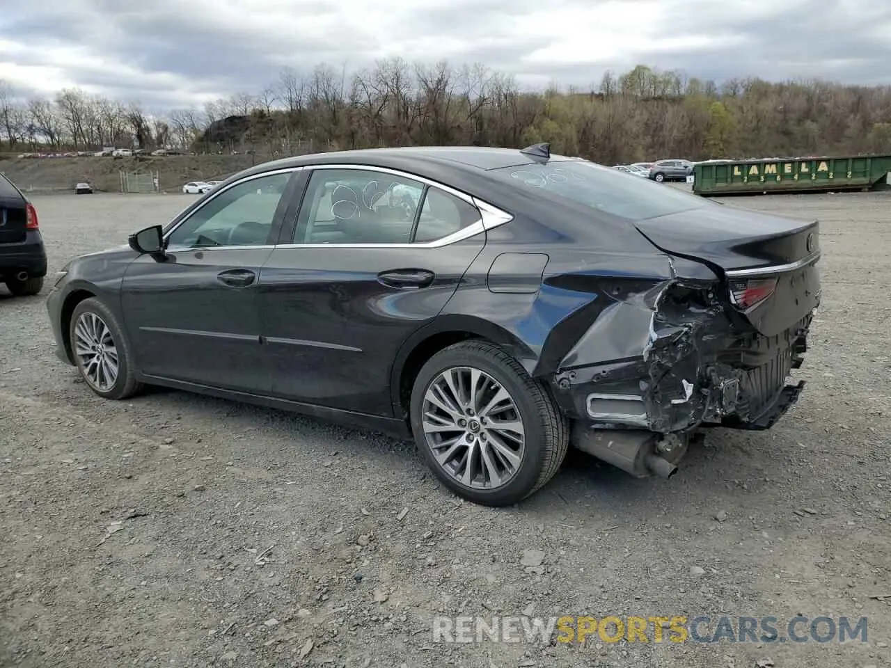 2 fotografías del automóvil dañado 58ABZ1B17KU007215 LEXUS ES350 2019