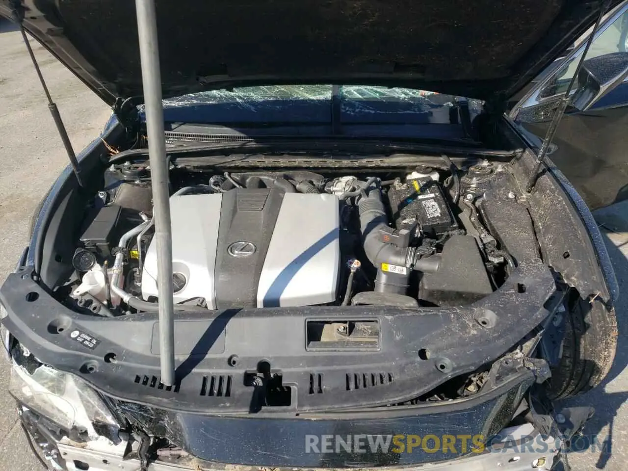 12 fotografías del automóvil dañado 58ABZ1B17KU013323 LEXUS ES350 2019