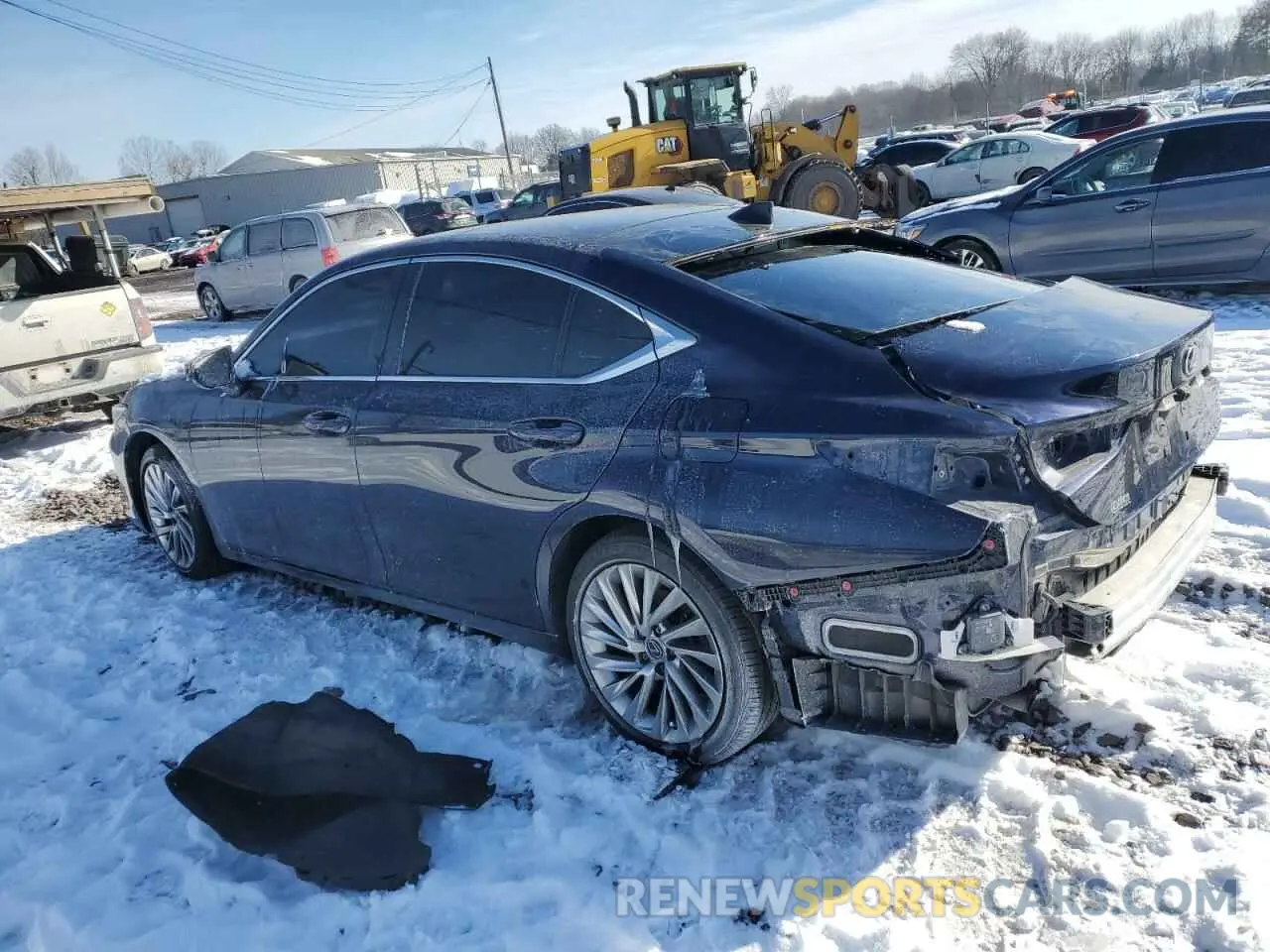 2 fotografías del automóvil dañado 58ABZ1B17KU017369 LEXUS ES350 2019