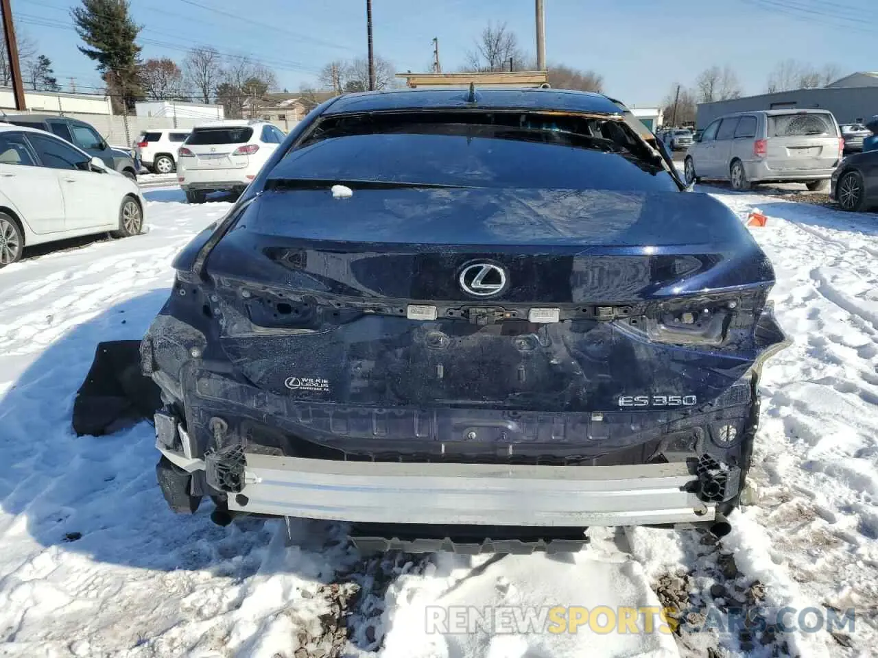 6 fotografías del automóvil dañado 58ABZ1B17KU017369 LEXUS ES350 2019