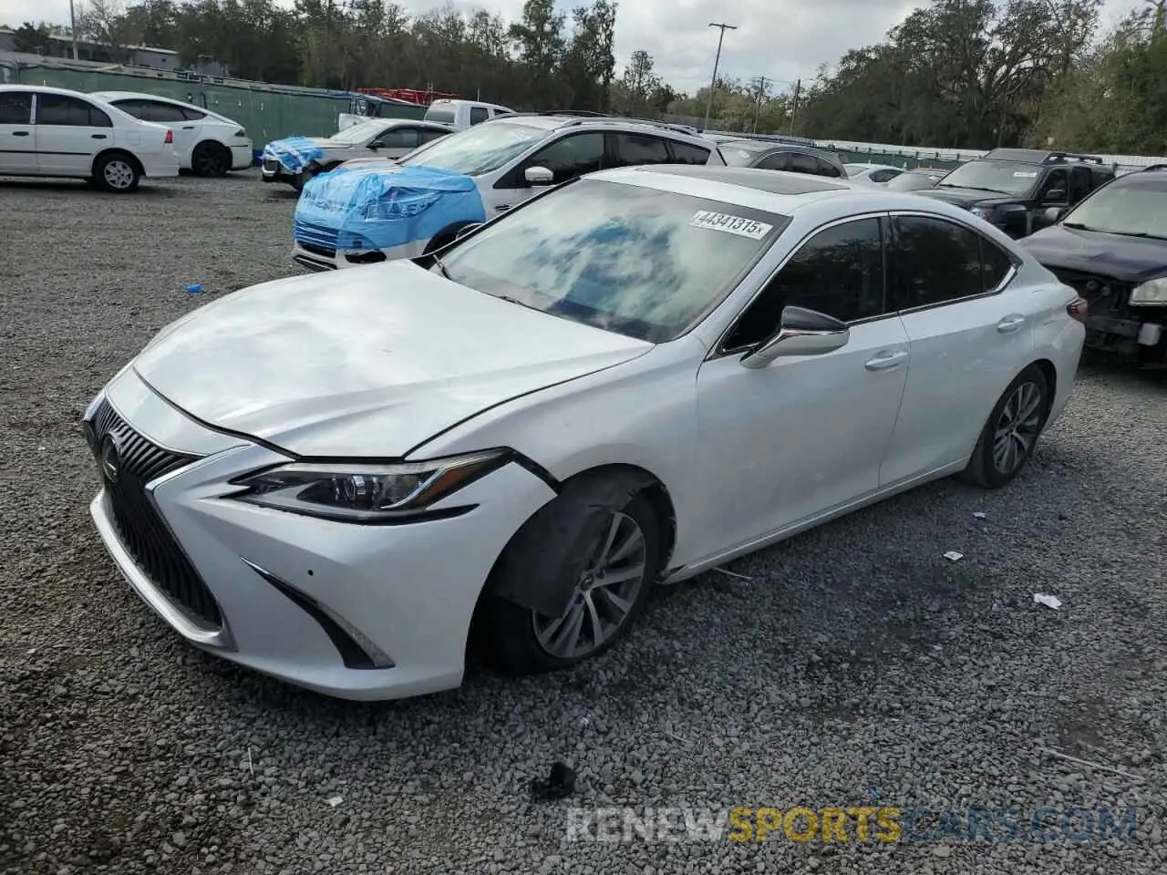 1 fotografías del automóvil dañado 58ABZ1B17KU018294 LEXUS ES350 2019
