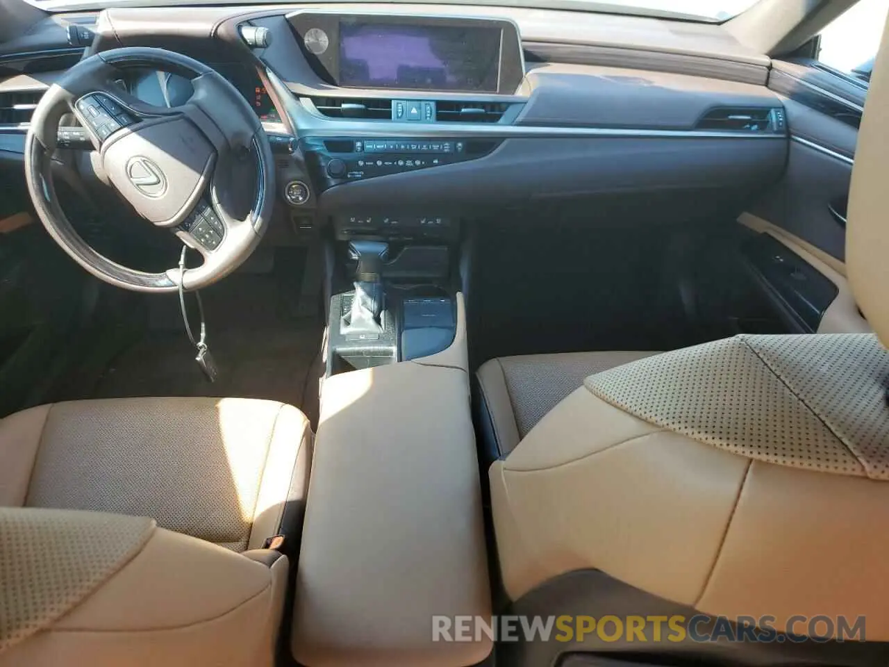 8 fotografías del automóvil dañado 58ABZ1B17KU038514 LEXUS ES350 2019