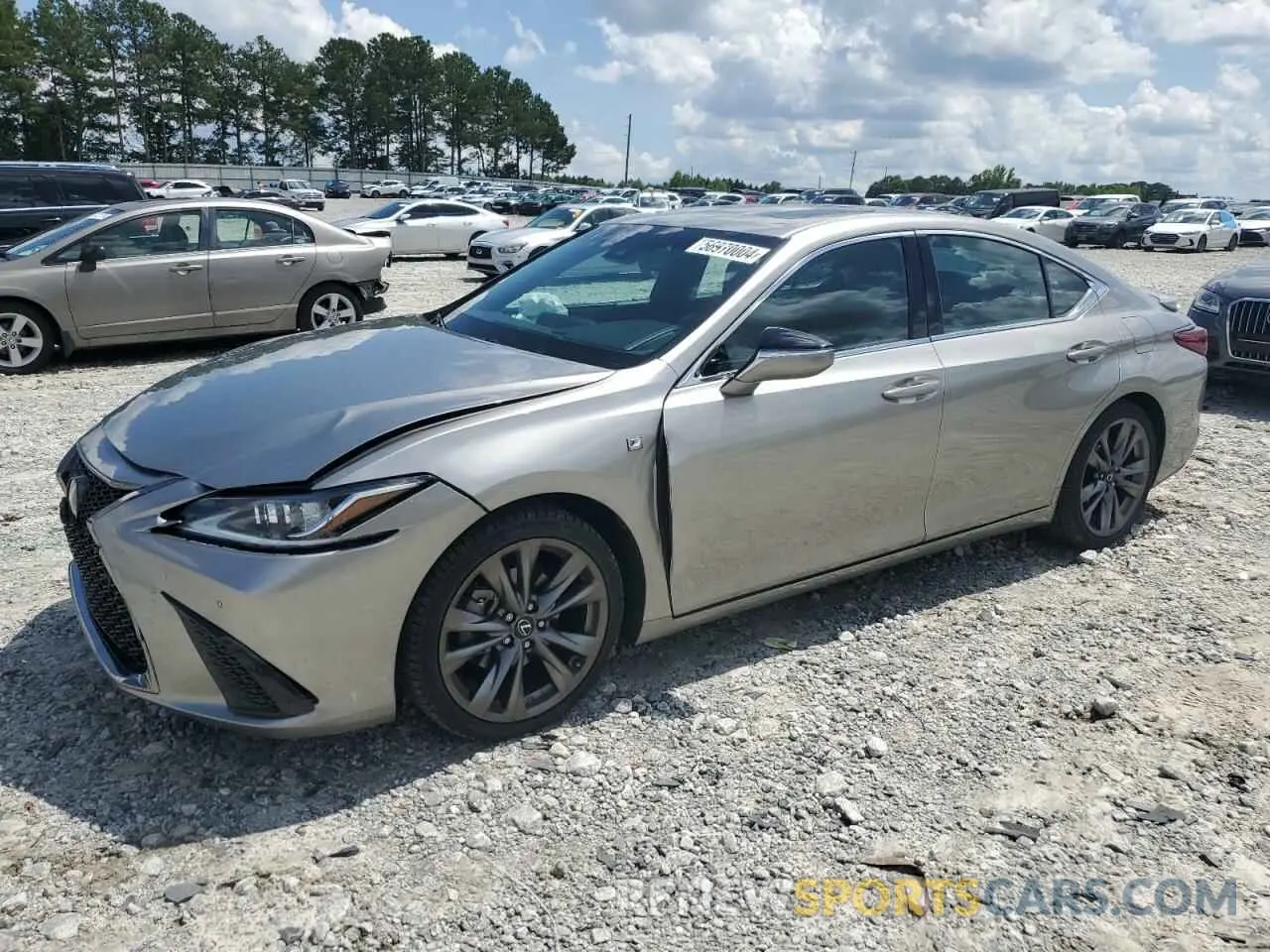 1 fotografías del automóvil dañado 58ABZ1B17KU046404 LEXUS ES350 2019