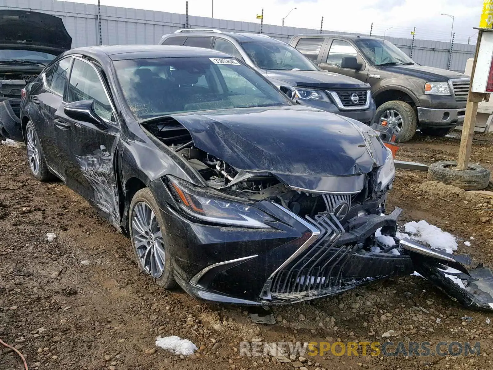 1 fotografías del automóvil dañado 58ABZ1B18KU001424 LEXUS ES350 2019