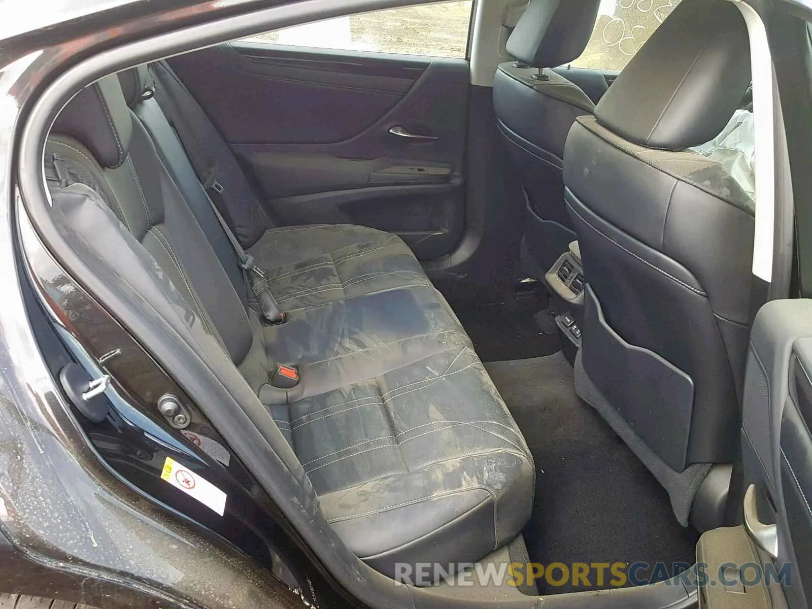 6 fotografías del automóvil dañado 58ABZ1B18KU001424 LEXUS ES350 2019