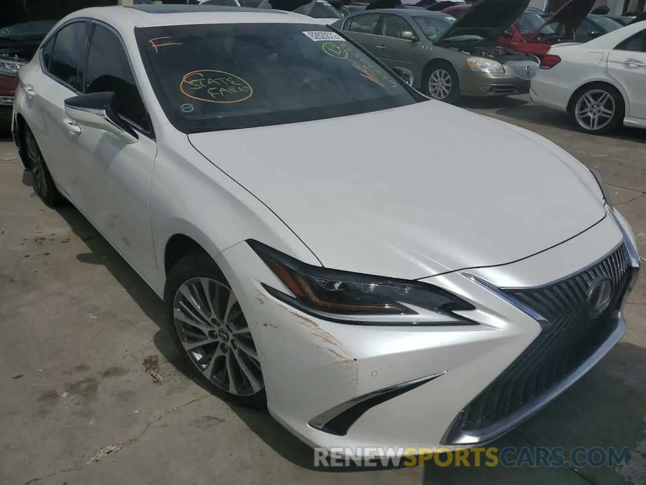 1 fotografías del automóvil dañado 58ABZ1B18KU009894 LEXUS ES350 2019