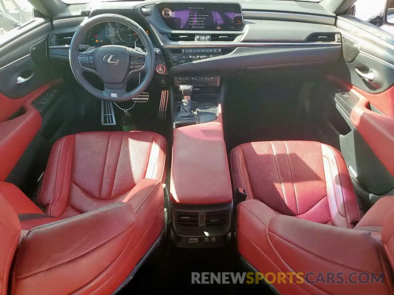 8 fotografías del automóvil dañado 58ABZ1B18KU011919 LEXUS ES350 2019