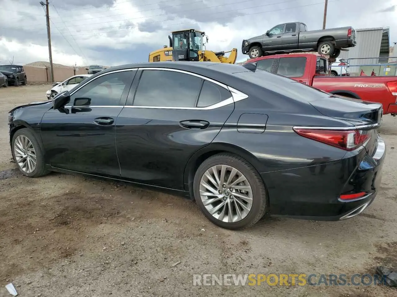 2 fotografías del automóvil dañado 58ABZ1B18KU012164 LEXUS ES350 2019