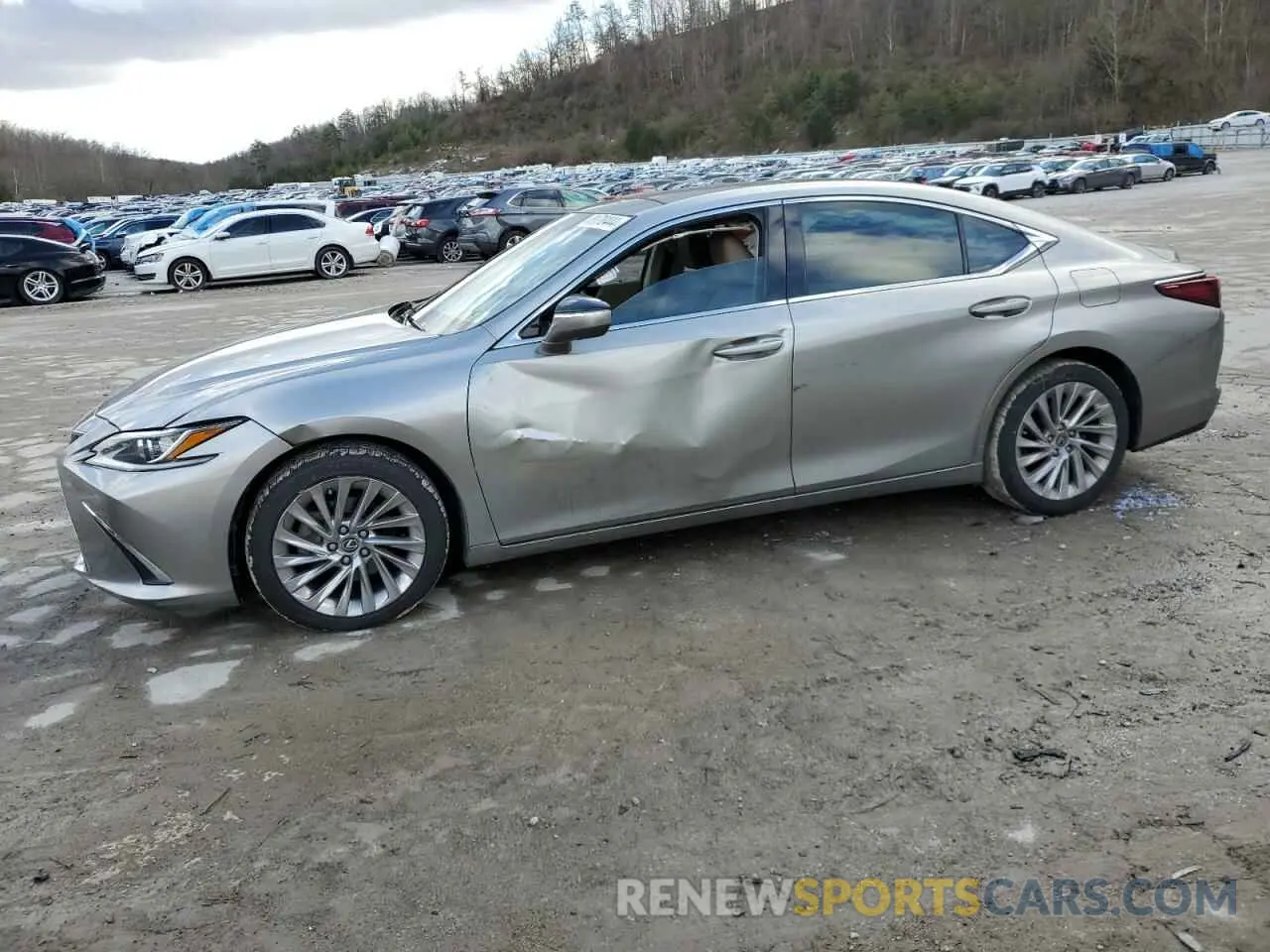 1 fotografías del automóvil dañado 58ABZ1B18KU017249 LEXUS ES350 2019