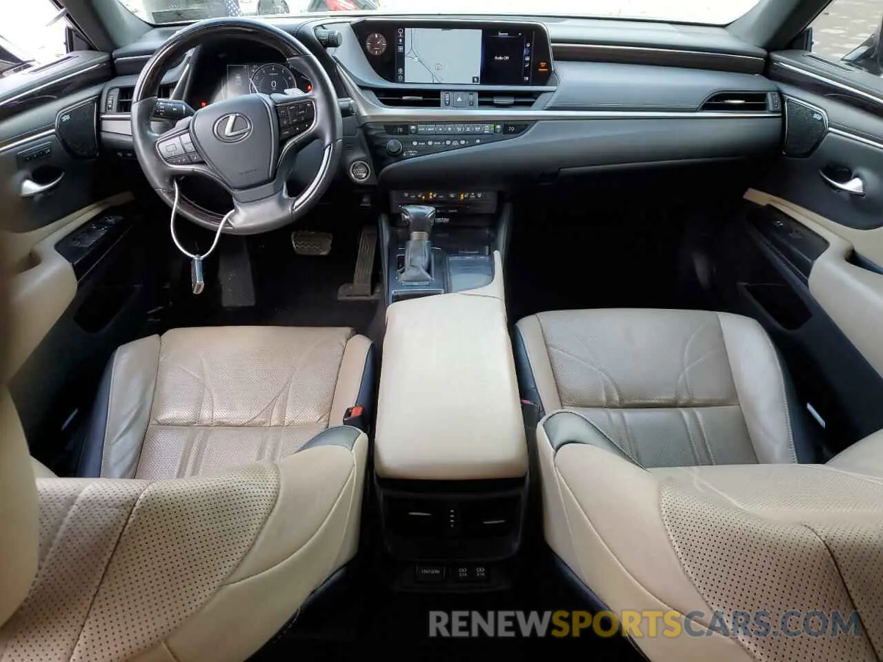 8 fotografías del automóvil dañado 58ABZ1B18KU017249 LEXUS ES350 2019