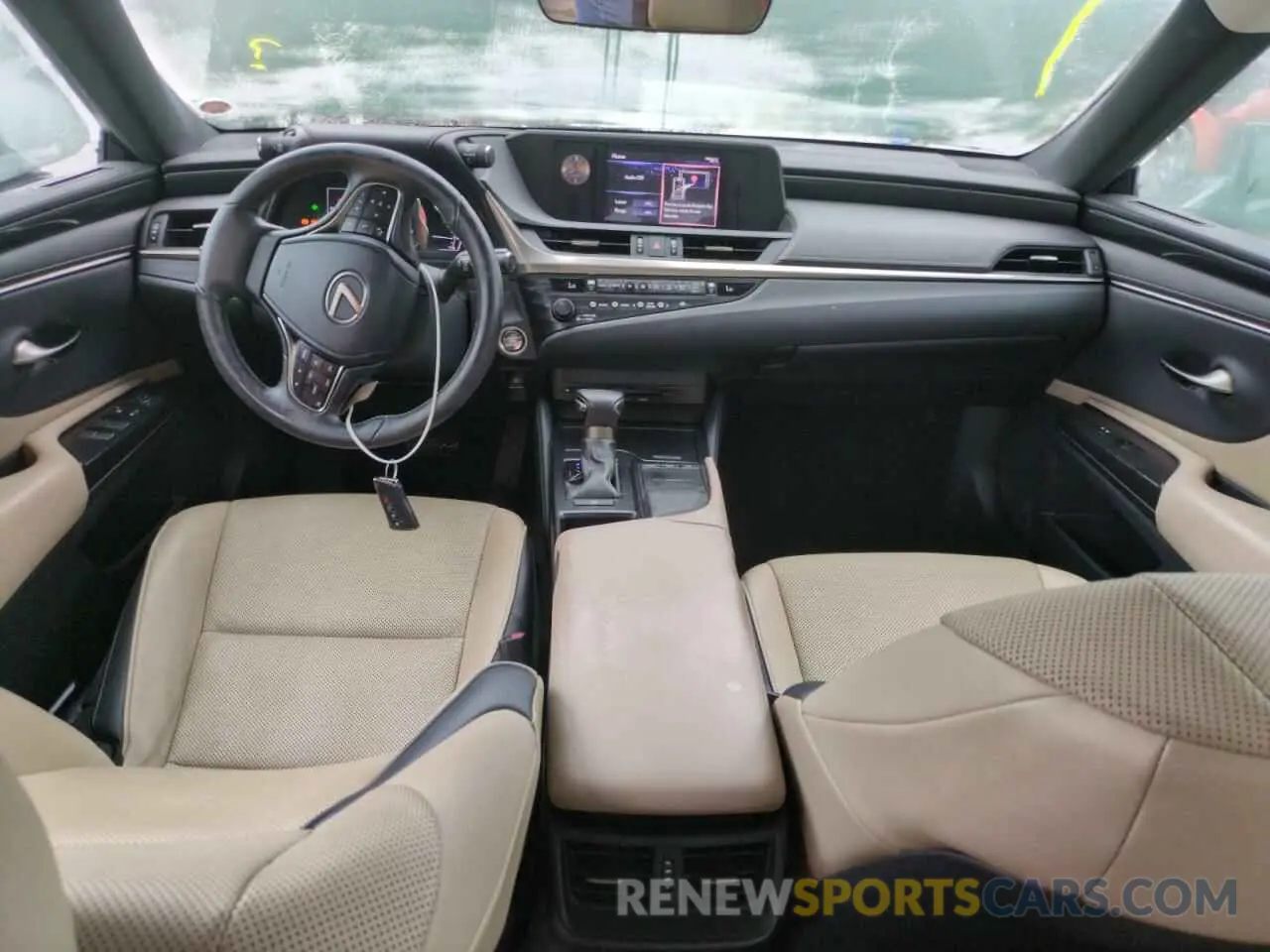 8 fotografías del automóvil dañado 58ABZ1B18KU023682 LEXUS ES350 2019