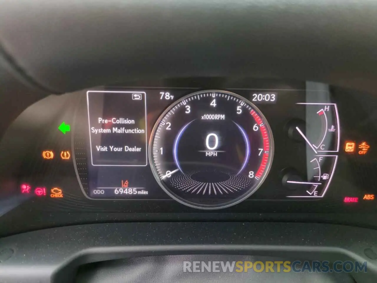 9 fotografías del automóvil dañado 58ABZ1B18KU023682 LEXUS ES350 2019