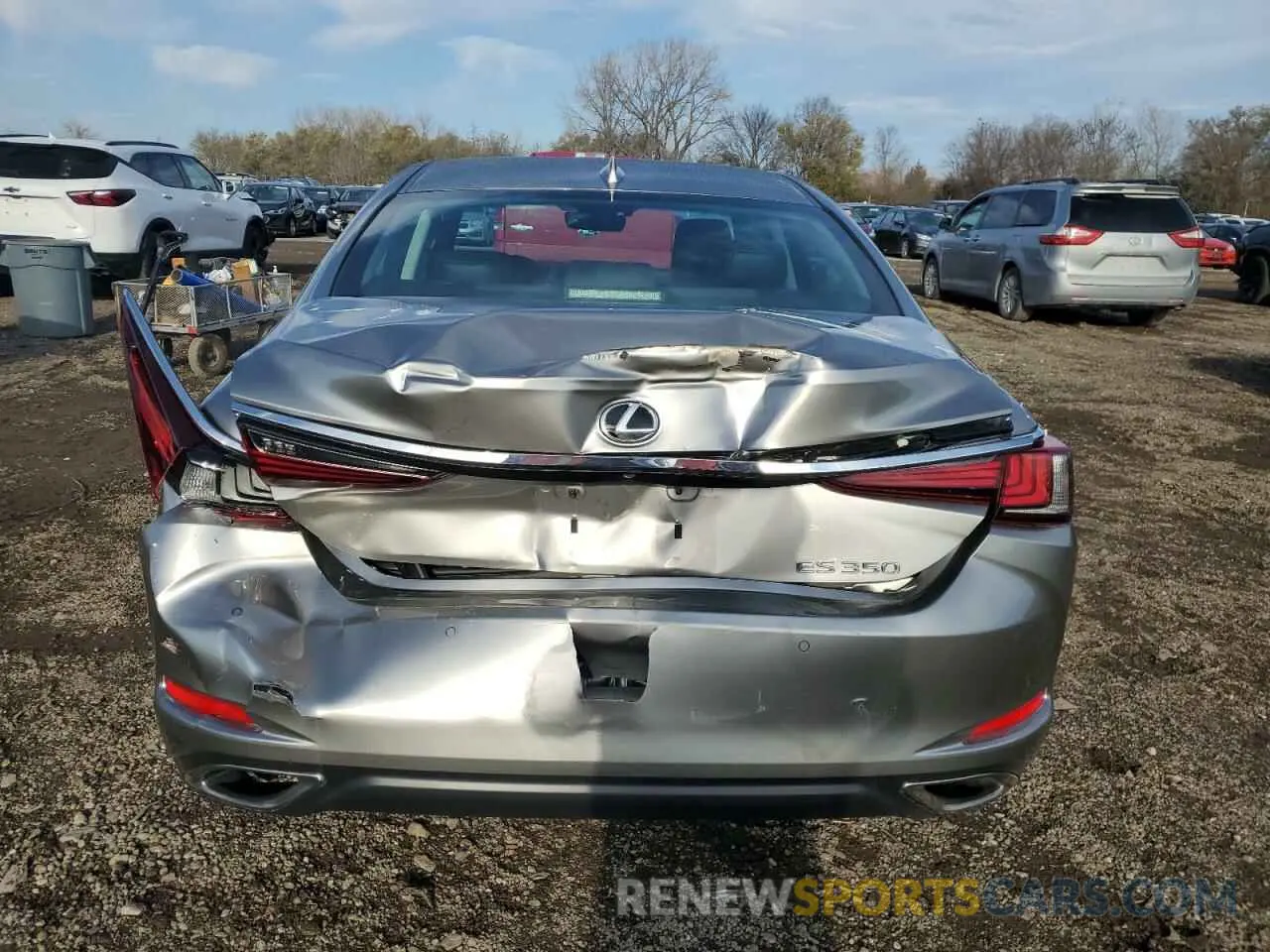6 fotografías del automóvil dañado 58ABZ1B18KU027781 LEXUS ES350 2019