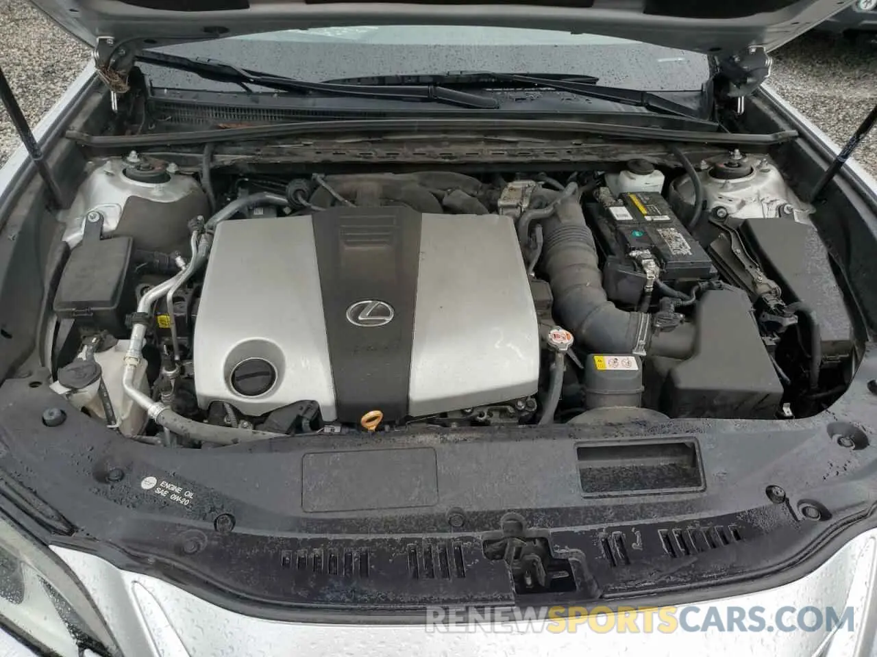 11 fotografías del automóvil dañado 58ABZ1B18KU034309 LEXUS ES350 2019