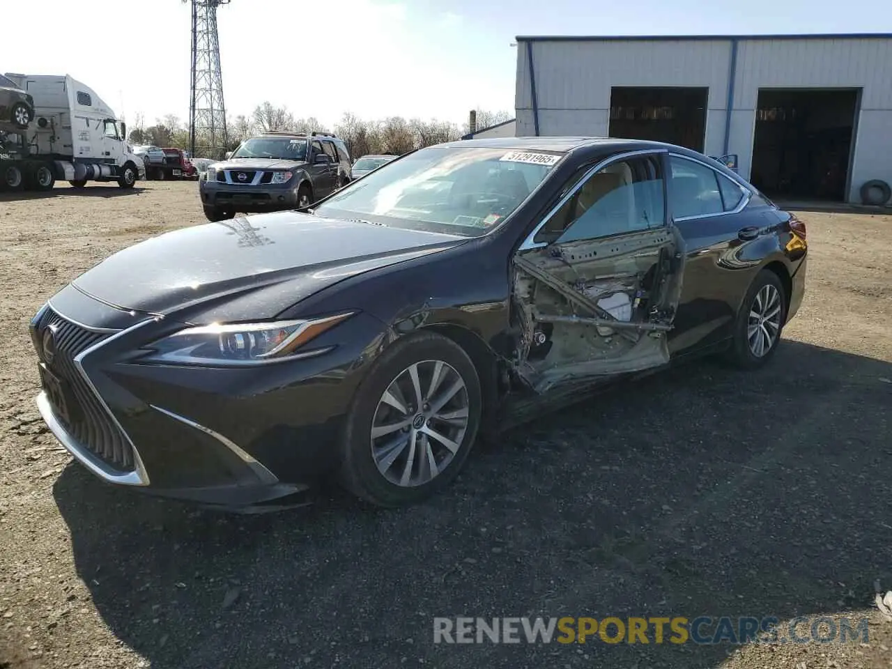 1 fotografías del automóvil dañado 58ABZ1B18KU043267 LEXUS ES350 2019