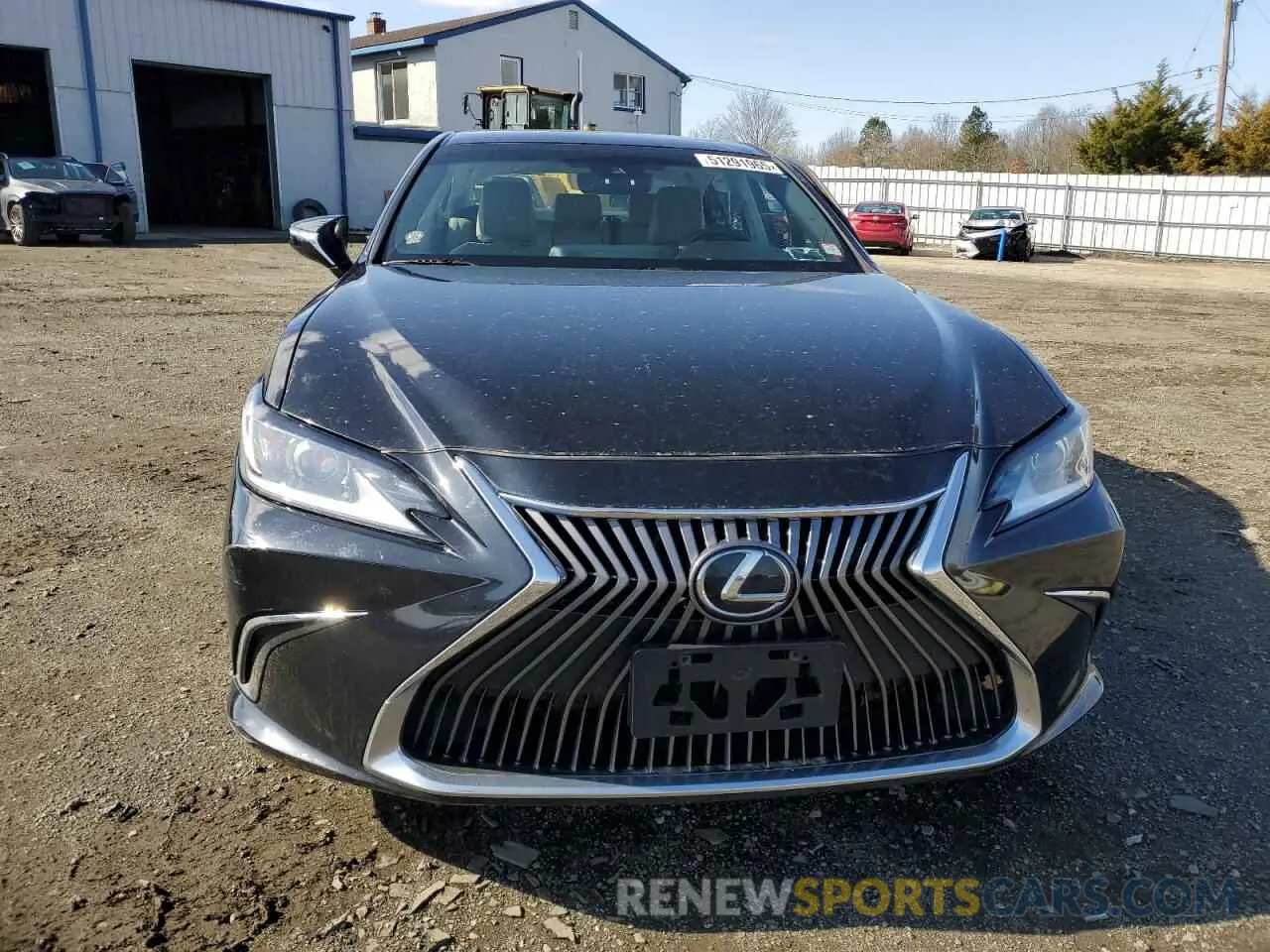 5 fotografías del automóvil dañado 58ABZ1B18KU043267 LEXUS ES350 2019